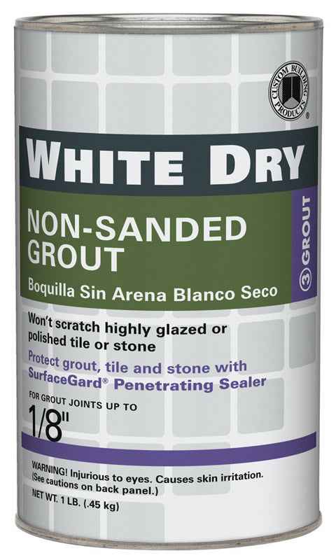Custom Building Products White Dry Indoor and Outdoor White Grout 1 lb. (Pack of 6) - Image 3