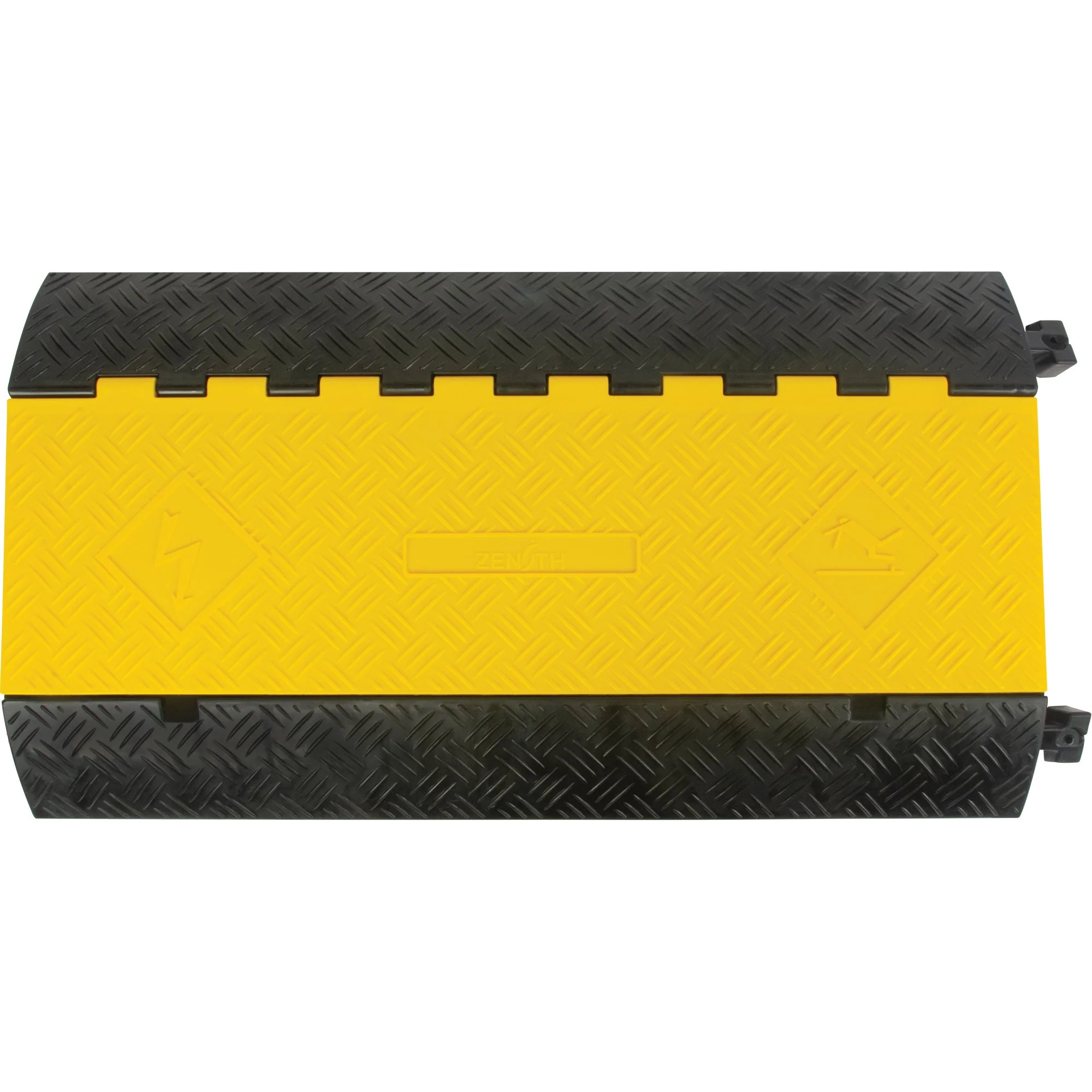Polyurethane Cable Protector, 3 Channels, 35.43" L x 19.69" W x 3" H - Image 2