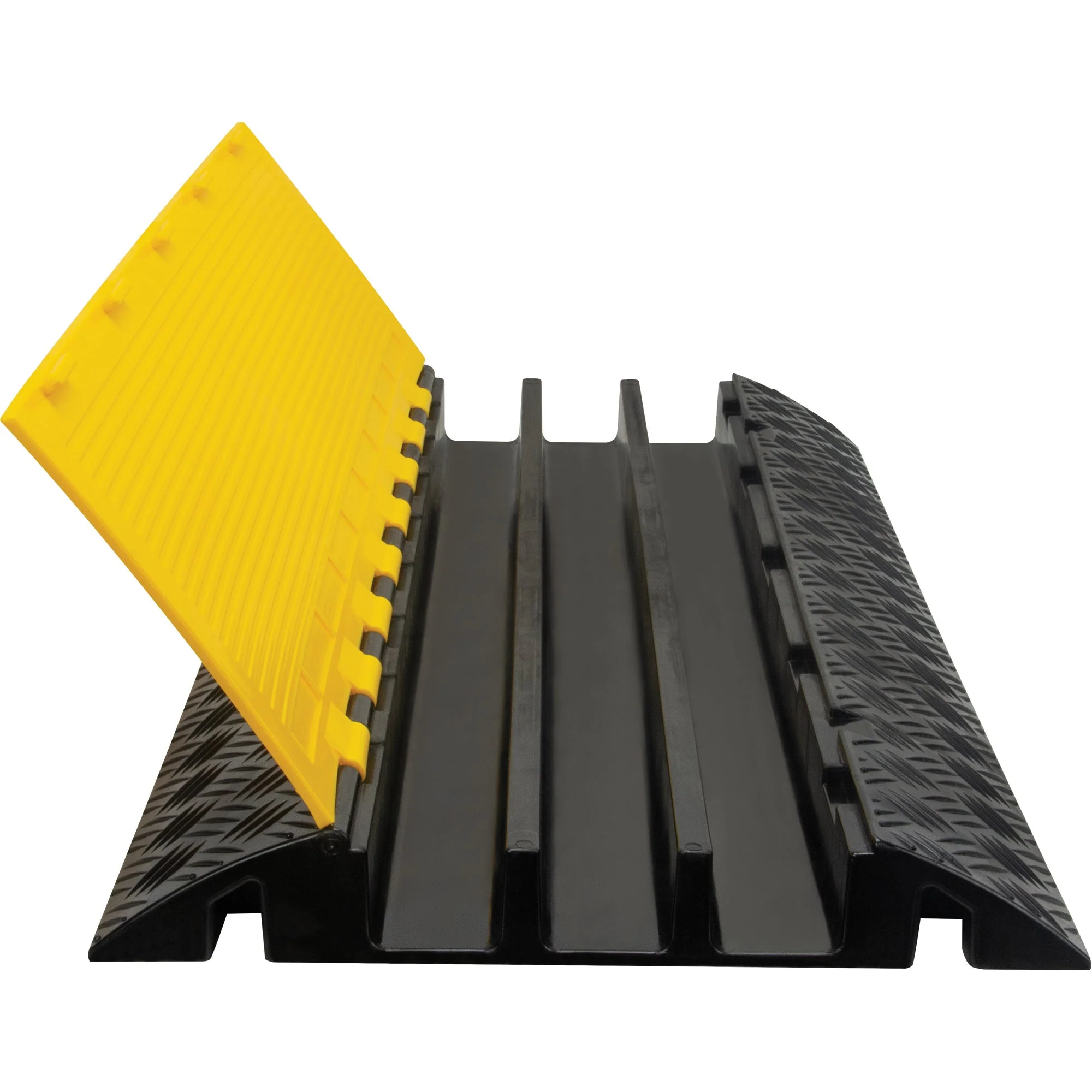 Polyurethane Cable Protector, 3 Channels, 35.43" L x 19.69" W x 3" H - Image 3