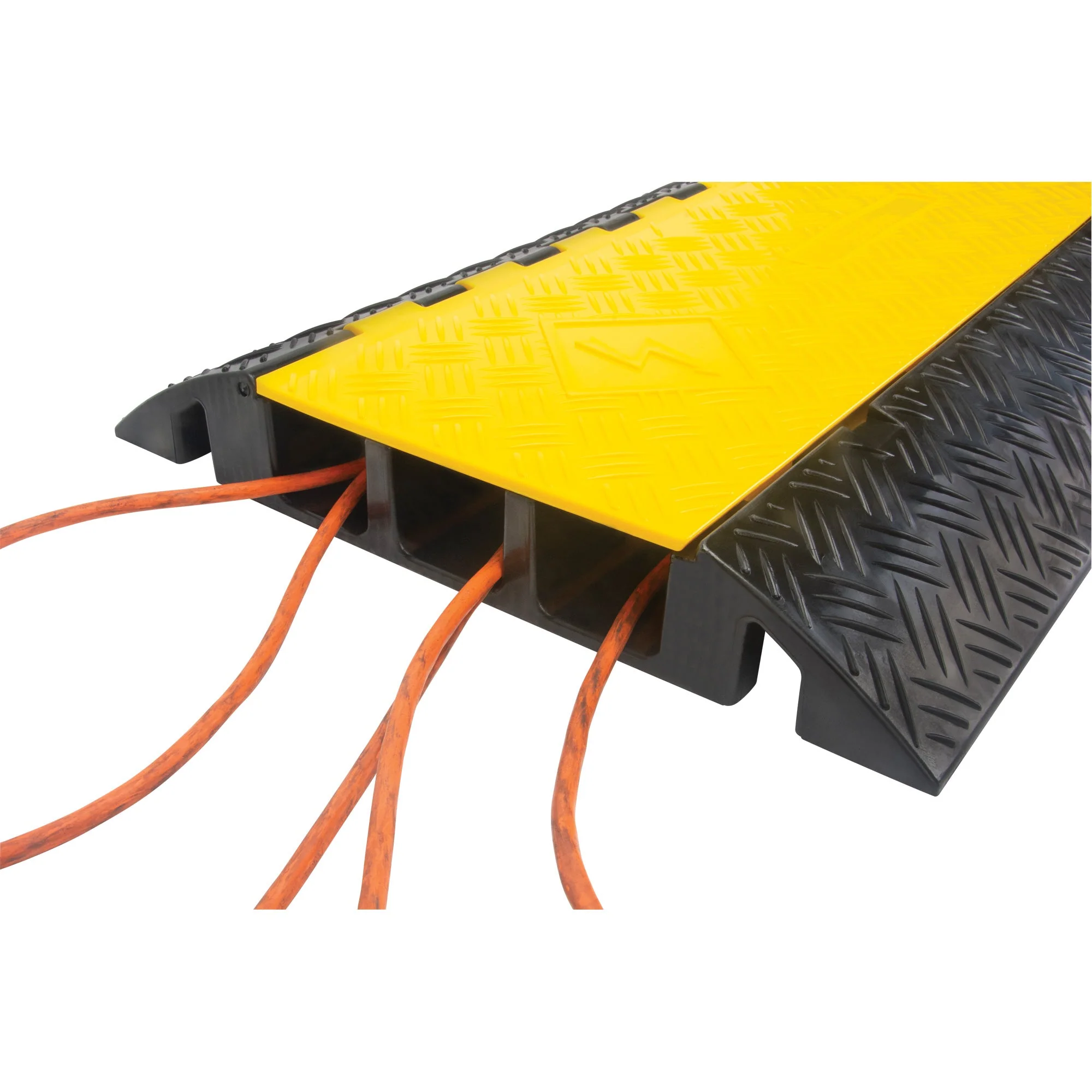 Polyurethane Cable Protector, 5 Channels, 35.43" L x 19.69" W x 2" H - Image 5