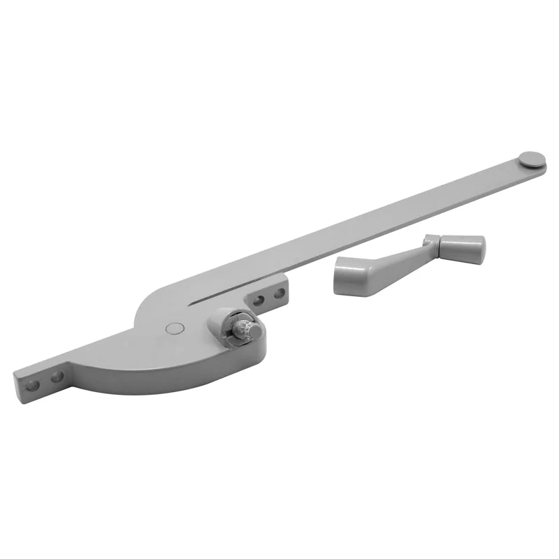 Prime-Line Zinc-Plated Gray Steel Left Single-Arm Casement Window Operator For Steel Framed Windows - Image 2