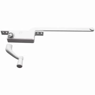Prime-Line White Steel Left Single-Arm Casement Window Operator For Steel Framed Windows - Image 2