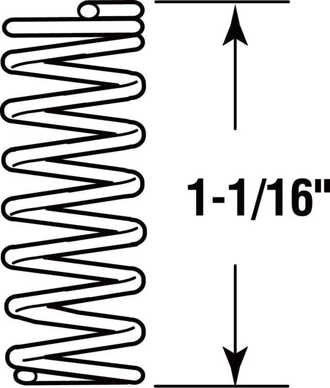 Prime-Line 1-1/16 in. L X 7/16 in. D Compression Spring 4 pk - Image 2
