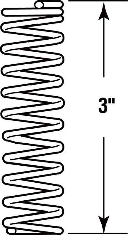 Prime-Line 3 in. L X 5/8 in. D Compression Spring 2 pk - Image 2