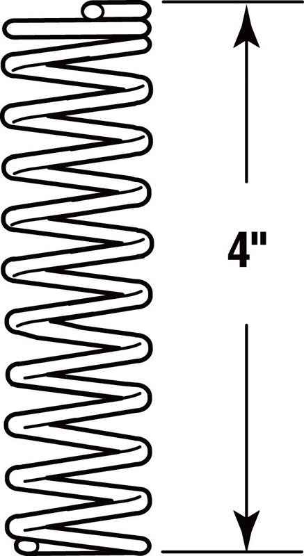 Prime-Line 4 in. L X 15/16 in. D Compression Spring 2 pk - Image 2