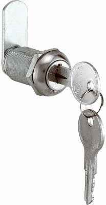 Prime-Line Chrome Silver Stainless Steel Cabinet/Drawer Lock - Image 2