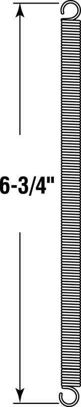 Prime-Line 6-3/4 in. L X 3/8 in. D Extension Spring 1 pk - Image 2