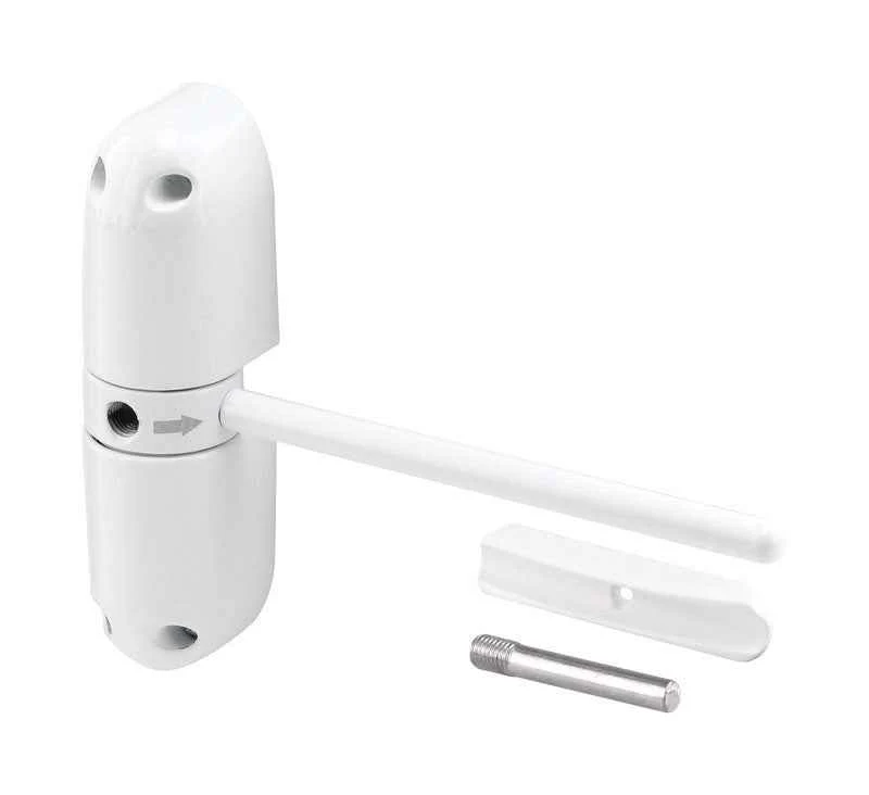 Prime-Line Zinc-Plated White Steel Hydraulic Door Closer - Image 2