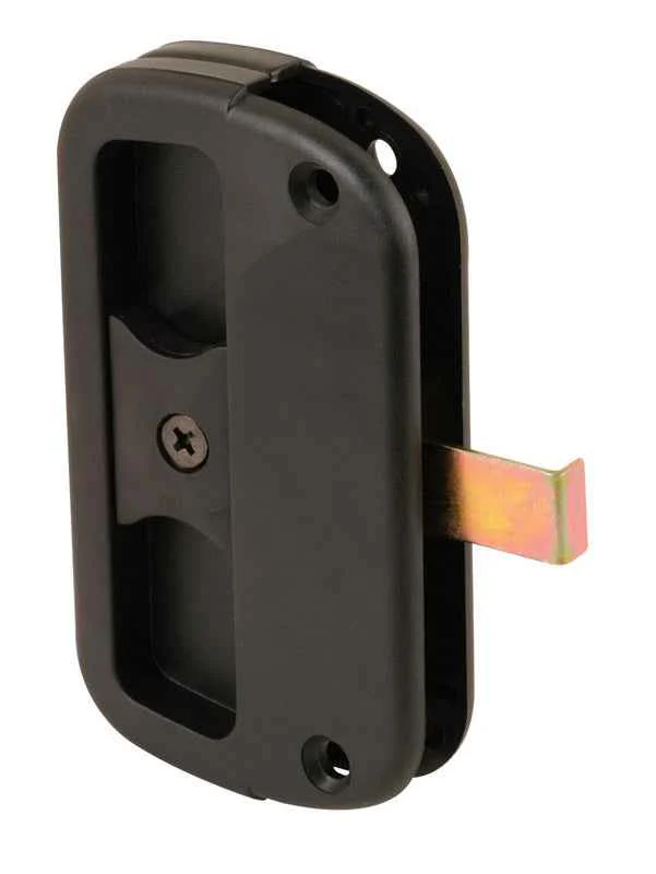 Prime-Line Zinc-Plated Black Plastic Sliding Door Latch 1 pk - Image 4