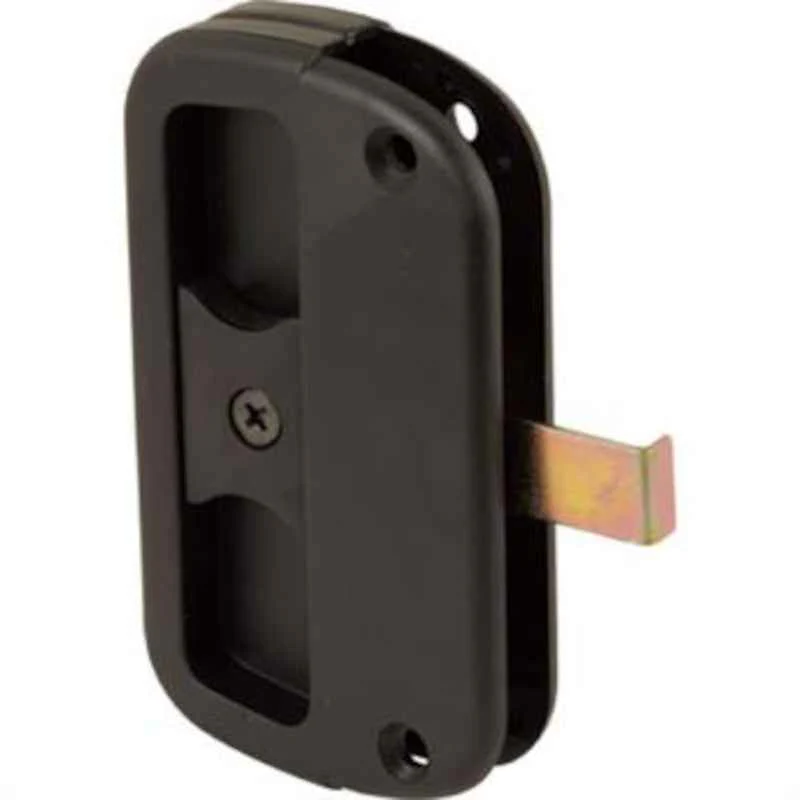 Prime-Line Zinc-Plated Black Plastic Sliding Door Latch 1 pk - Image 5