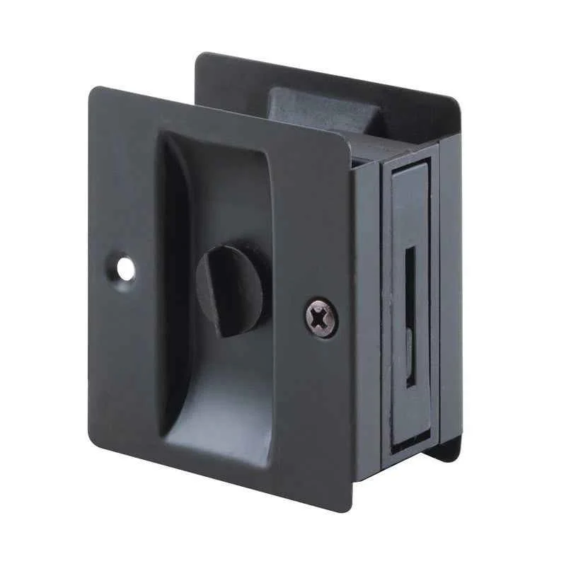 Prime-Line 2.5 in. L Bronze Brown Brass Pocket Door Pull - Image 3