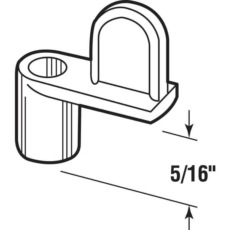 Prime-Line Painted Bronze Die Cast Screen Clip For 5/16 12 pk - Image 3