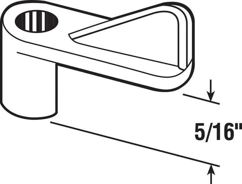 Prime-Line Gray Plastic Screen Clip For 5/16 inch 1 pk - Image 4