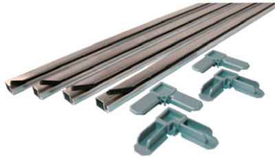 Prime-Line Mill Aluminum 7/16 in. W X 3/4 in. L Screen Frame Kit 1 pk - Image 2