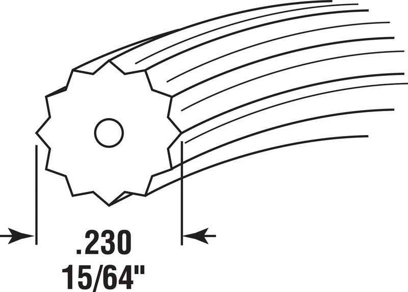 Prime-Line 0.23 in. D X 25 in. L Screen Spline - Image 3