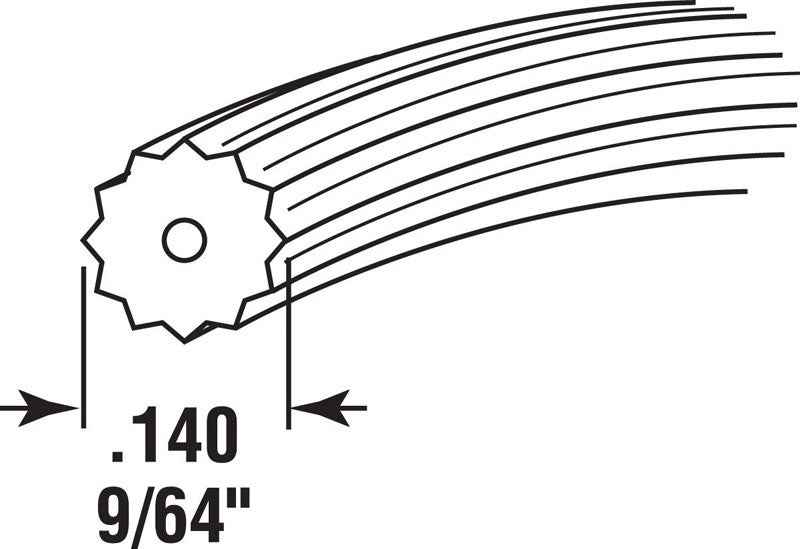 SPLINE SCRN 0.14"X25'GR - Image 3