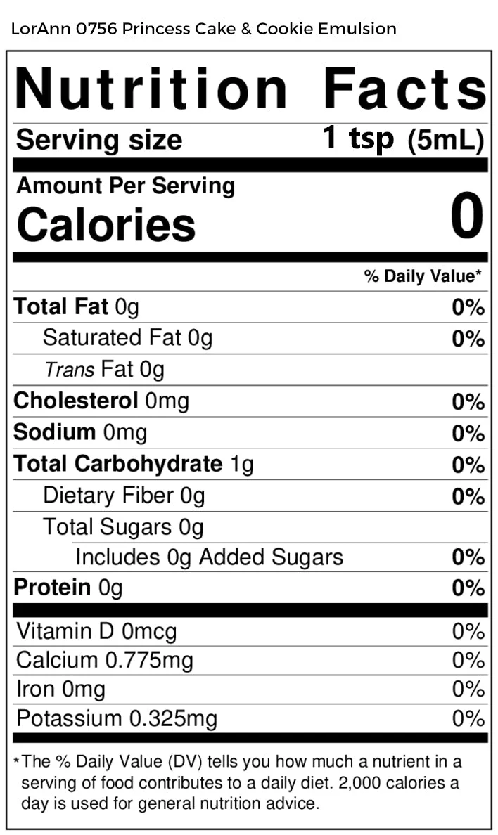 Princess Cake & Cookie Bakery Emulsion - 4 oz. - 16 oz. - 1 Gallon - 5 Gallons - Bakery Emulsions Canada - Ships Free Within Canada on Orders Above CAD $199 - Image 6
