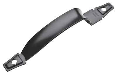 National Hardware 10.2 in. L Black Steel Pull Handle - Image 2