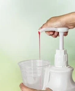 Pump for Bubble Tea 4-In-1 Fruit Syrups 2.5KG Jars - Dispenses 1 ounce per push