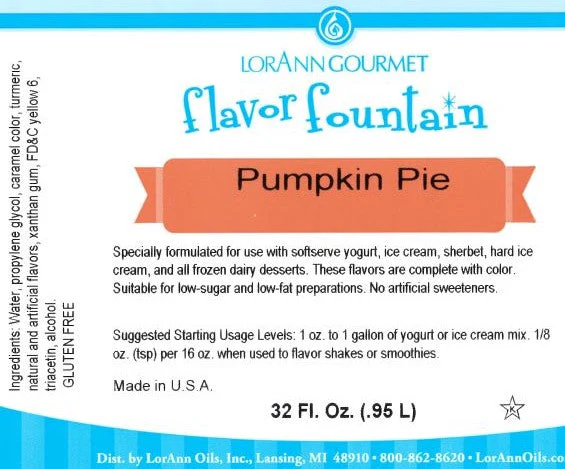 Pumpkin Pie Flavor - 4 oz. - 32 oz. - Ice Cream and Beverage Flavors - LorAnn Oils - Canadian Distribution - Ships Free Within Canada on Orders Above CAD $199 - Image 3
