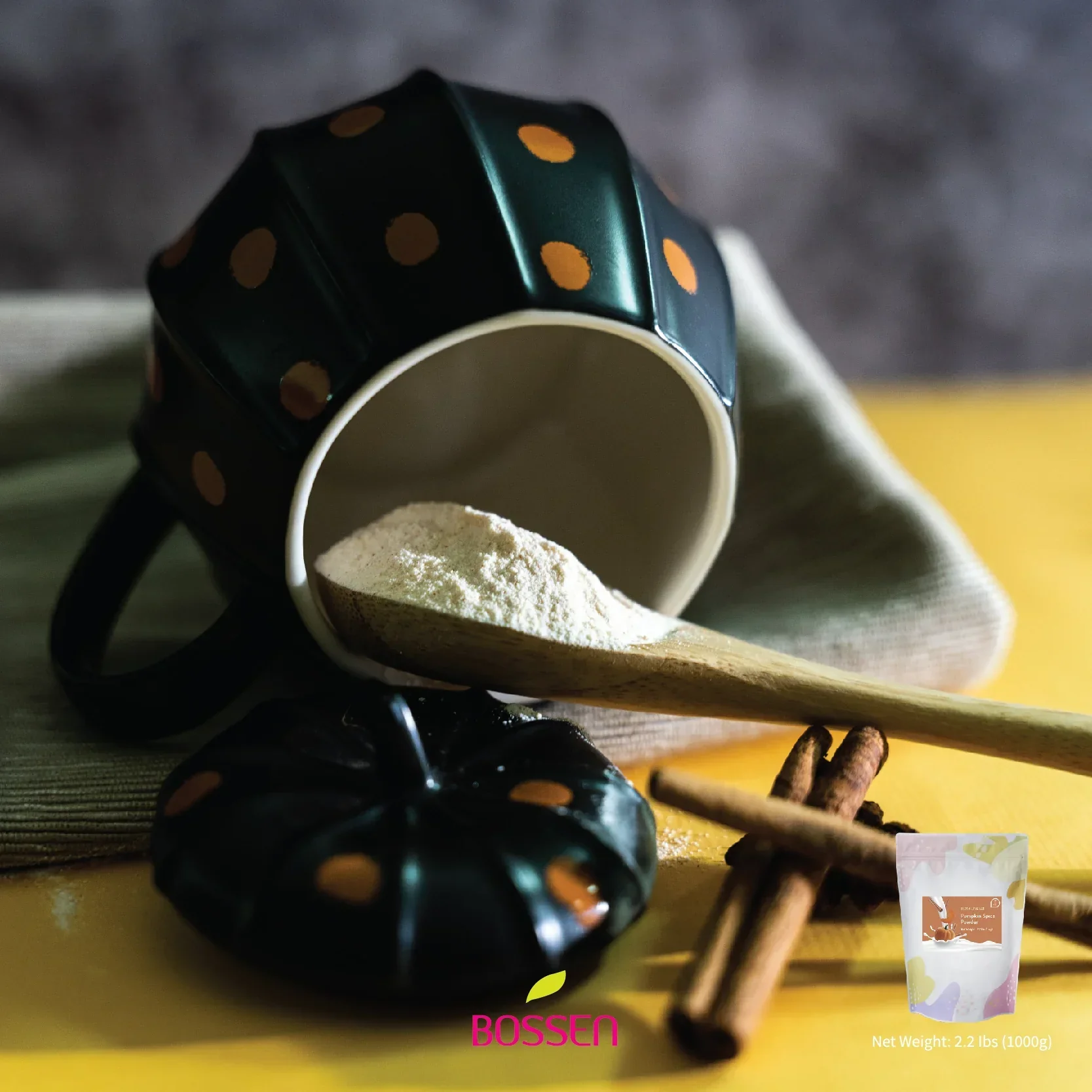 Pumpkin Spice Beverage Mix |  All in One | NEW | 2.2 Lbs. Bag - Bossen Canada - Ships Free Within Canada on Orders Above CAD $199 - Image 5