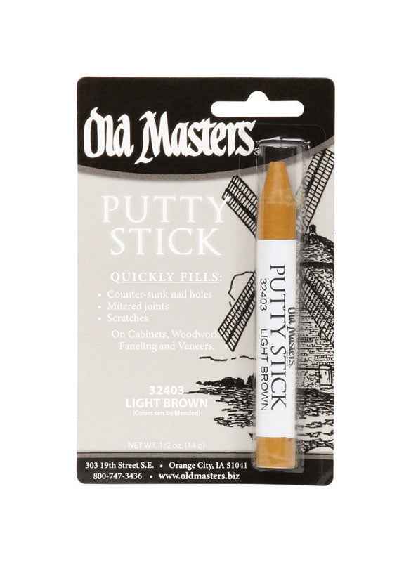 Old Masters Light Brown Putty Stick 0.5 oz - Image 4