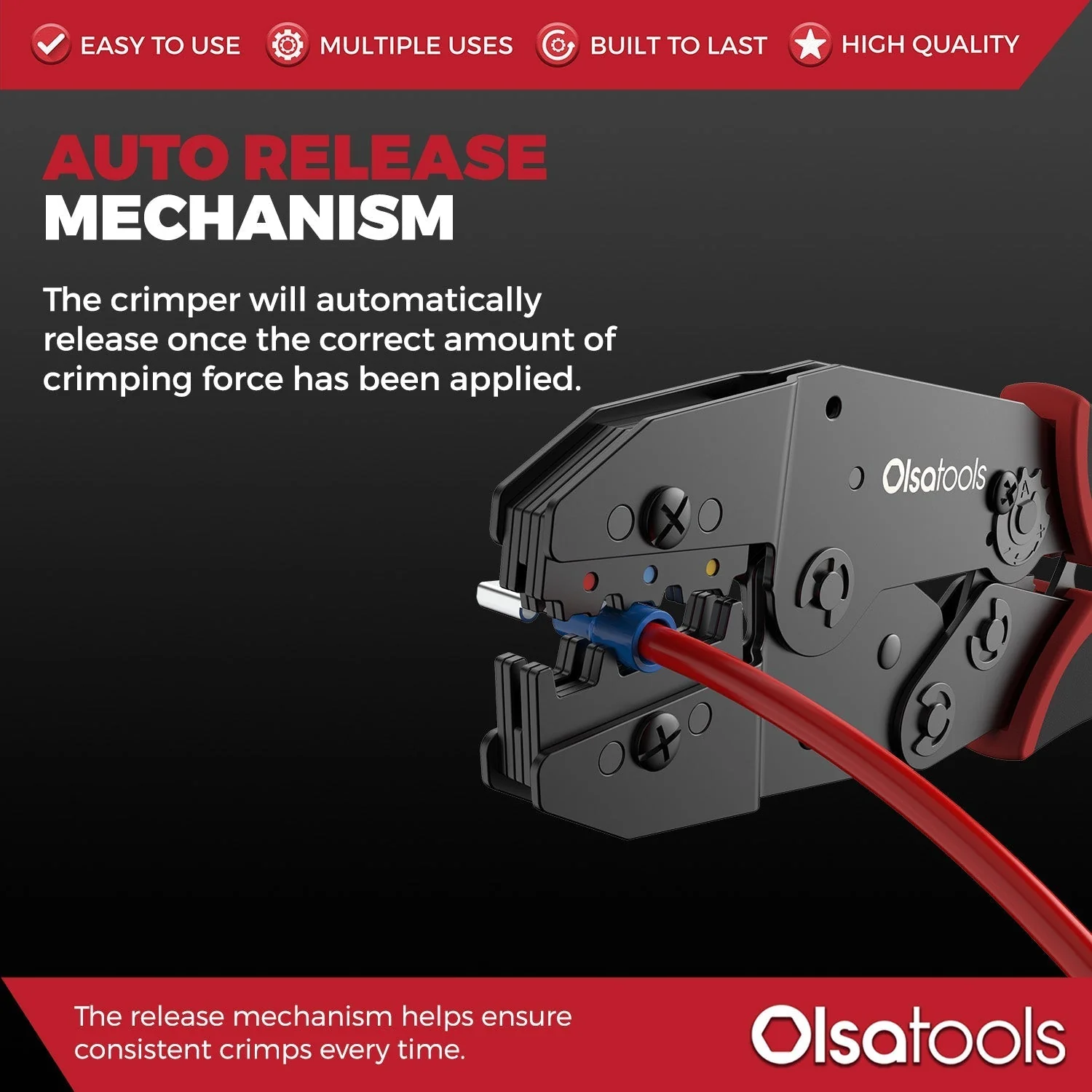 Ratcheting Wire Crimper - Image 3