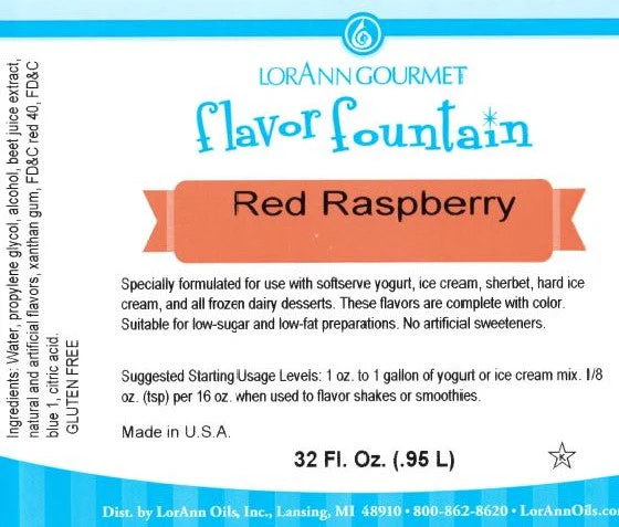 Red Raspberry Flavor - 4 oz. - 32 oz. - Ice Cream and Beverage Flavors - LorAnn Oils - Canadian Distribution - Ships Free Within Canada on Orders Above CAD $199 - Image 3