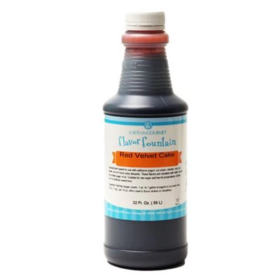 Red Velvet Flavor Fountain - 4 oz. - 32 oz. - Ice Cream and Beverage Flavors - LorAnn Oils - Canadian Distribution - Ships Free Within Canada on Orders Above CAD $199 - Image 2