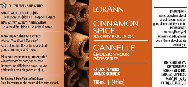 'REDUCED TO CLEAR' Cinnamon Spice Bakery Emulsion - 16 oz. - Bakery Emulsions Canada - Image 2
