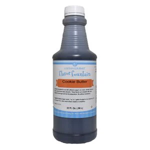 'REDUCED TO CLEAR' Cookie Butter Flavor Fountain - 3 x 32 oz. - Ice Cream and Beverage Flavors - LorAnn Oils - Canadian Distribution - Ships Free Within Canada on Orders Above CAD $199