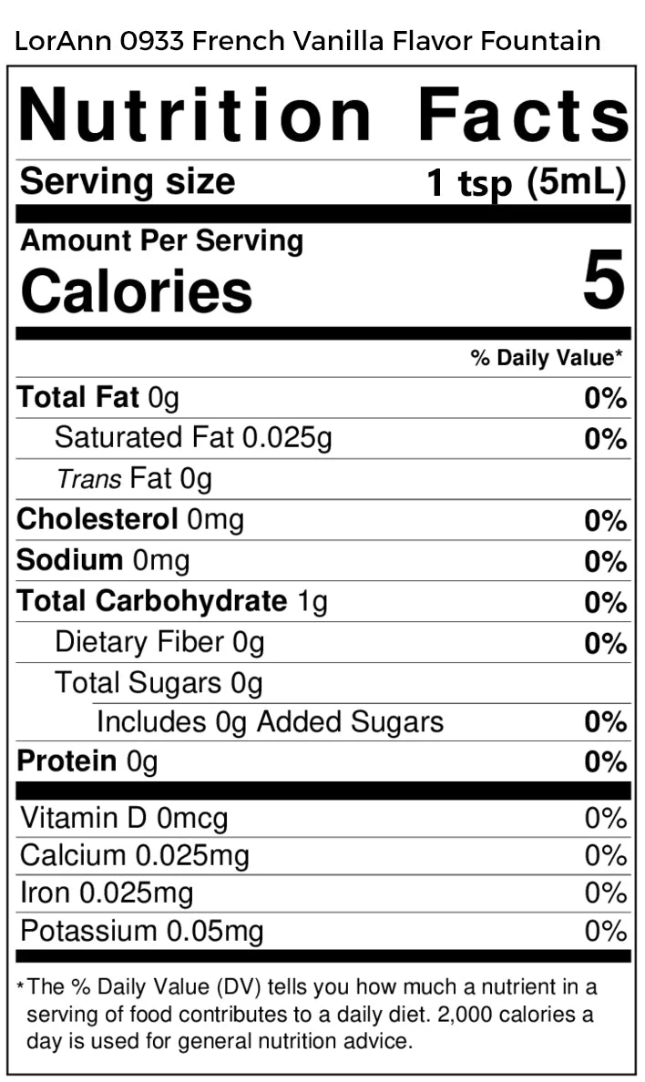'REDUCED TO CLEAR' French Vanilla Flavor Fountain - 3 x 32 oz. - Ice Cream and Beverage Flavors - LorAnn Oils - Canadian Distribution - Image 3