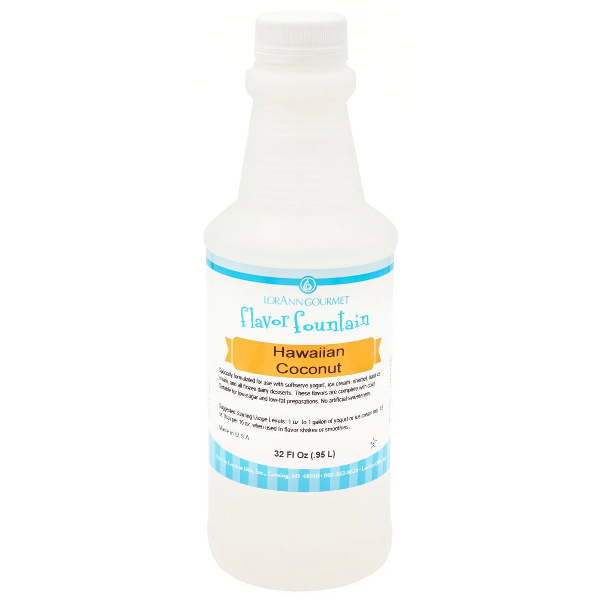 'REDUCED TO CLEAR' Hawaiian Coconut Flavor - 3 x 32 oz. - Ice Cream and Beverage Flavors - LorAnn Oils - Canadian Distribution