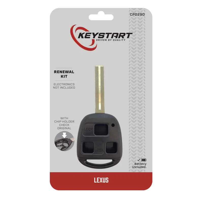 KeyStart Self Programmable Remote Automotive FOB Key Blank CP029 Double For Lexus - Image 3