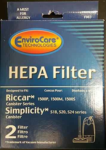 Riccar RF15, Simplicity S24 Vacuum Cleaner Filter Generic Part F983 - Image 2