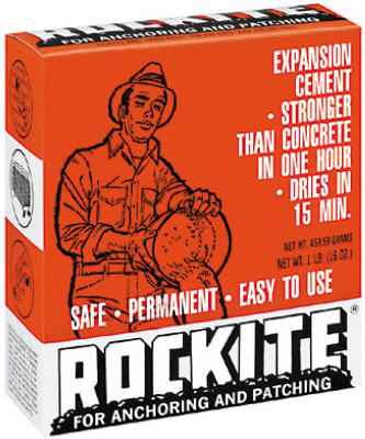 Rockite 10001 1 Lb Rockite® Fast-Setting Cement  (Pack Of 12) - Image 2