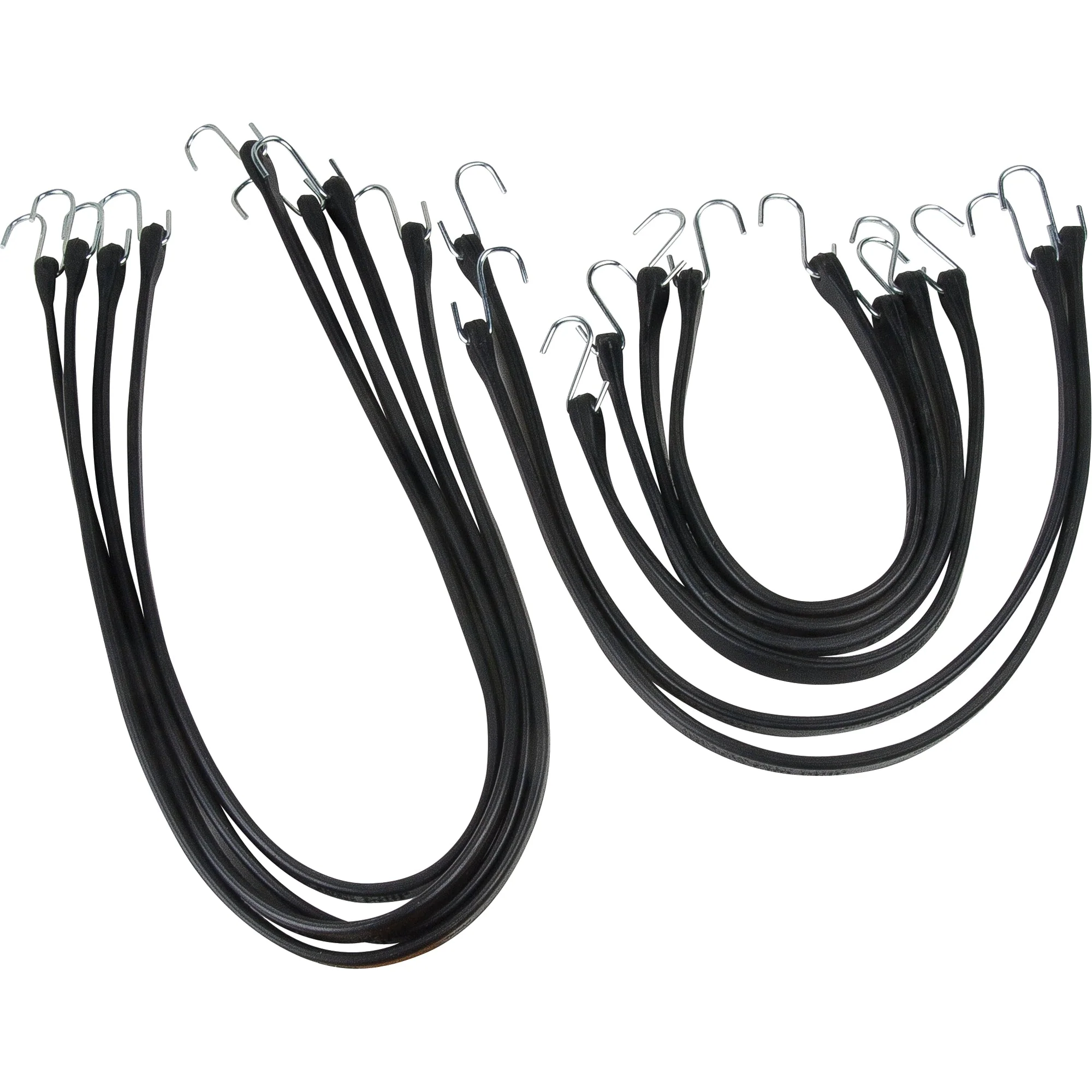 Rubber Tie Down Set, 21"