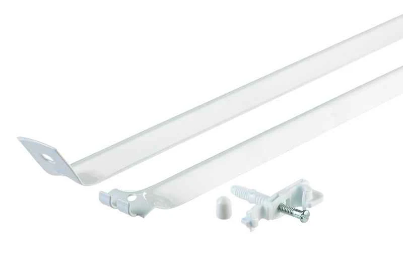 Rubbermaid White Steel Closet Hardware 12 L x 1.1 H x 5 W in.