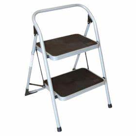 S011840 2-Step Steel Ladder, White