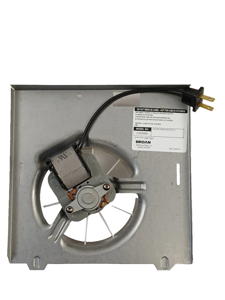 S10940969 Broan Nutone 50 CFM Exhaust Fan Motor Assembly, F650 - Image 2