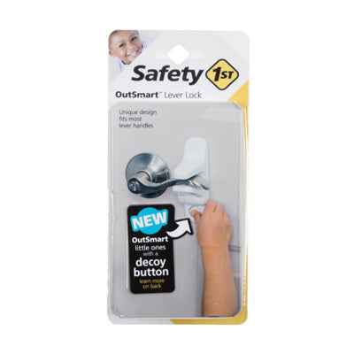 Safety 1st OutSmart White Plastic Lever Handle Lock 1 pk (Pack of 2) - Image 2