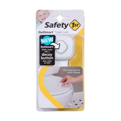 Safety 1st OutSmart White Plastic Swing Shut Toilet Seat Lock 1 pk - Image 2