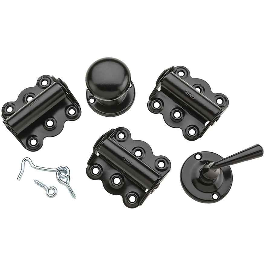 National Hardware Black Steel Screen/Storm Door Hardware Set 1 pk - Image 3