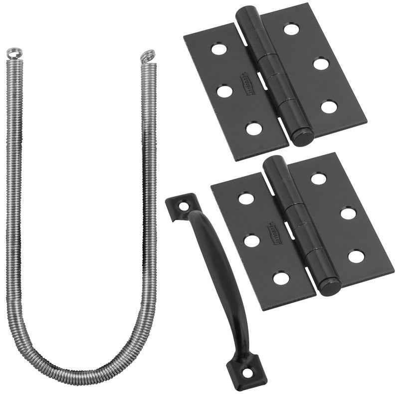 National Hardware V90 Series Galvanized Black Steel Screen/Storm Door Hardware Set 1 pk - Image 2