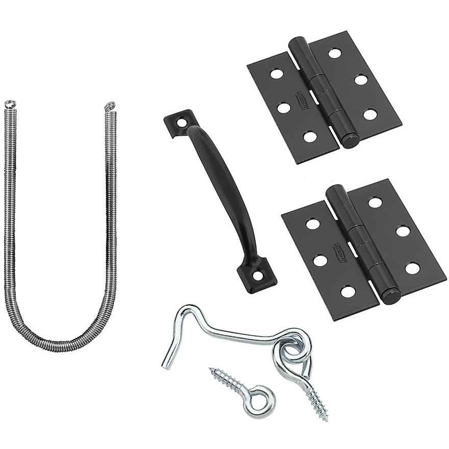 National Hardware V90 Series Galvanized Black Steel Screen/Storm Door Hardware Set 1 pk - Image 3