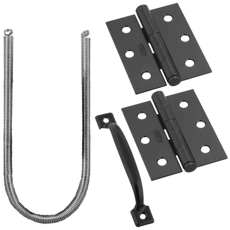 National Hardware V90 Series Galvanized Black Steel Screen/Storm Door Hardware Set 1 pk - Image 4