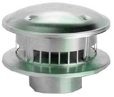 Selkirk Aluminum Round Stove Pipe Metalbestos Top 3 Dia. in. (Pack of 6) - Image 2