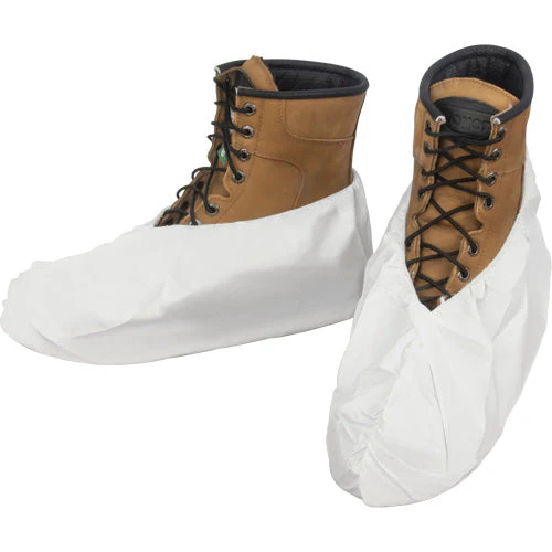 Shoe Covers, One Size, Microporous, White - Image 3