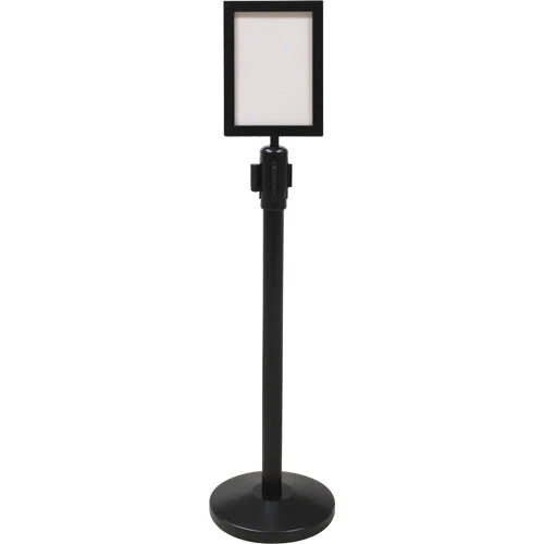 Sign Frame for Crowd Control Post, Black - Image 3