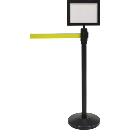 Sign Frame for Crowd Control Post, Black - Image 3